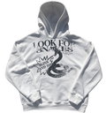 "Blink & Die" Hoodie White